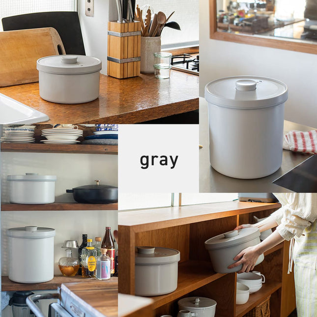 OoBLE rice stocker gray