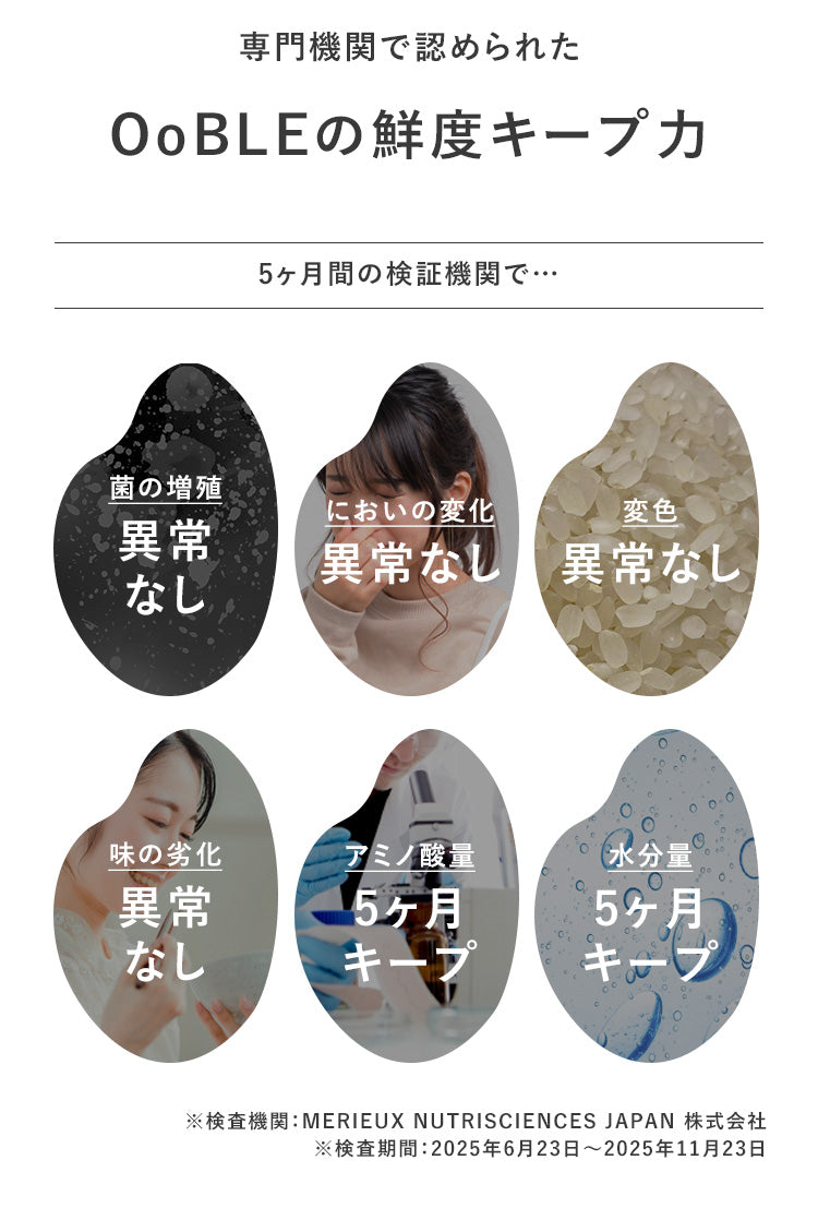 専門機関で認められた鮮度キープ力